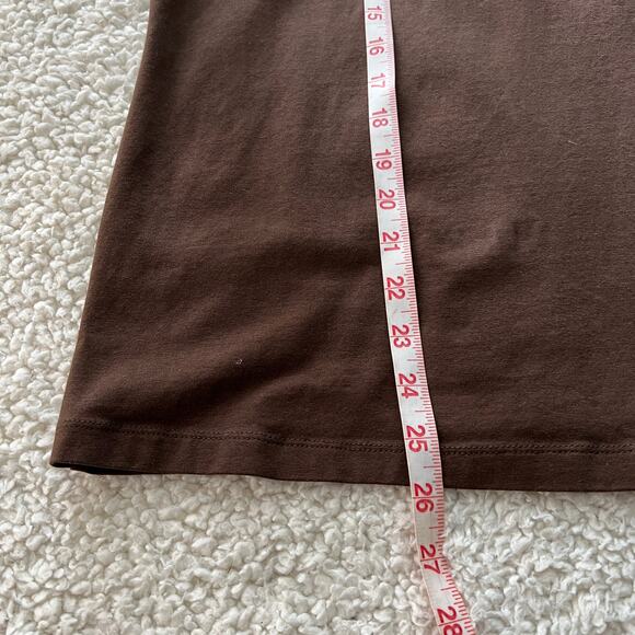 Kim Rogers Brown Cotton Tank XL - Picture 7 of 7